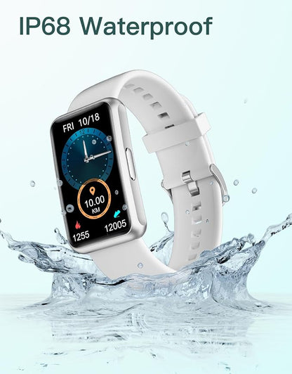 HUAKUA Fitness Tracker No Bluetooth No APP No Phone Needed, Fitness Watch for Men Women Parents