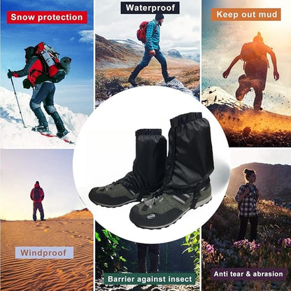 Waterproof Gaiters,Hiking Gaiters,Lightweight Adjustable Leg Gaiters for Men Women,Available in All