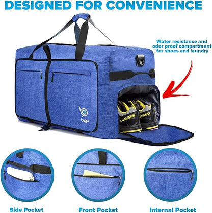 Bago Big XXL Foldable Duffel Bags for Traveling Women & Men - 140L Packable Duffle Bag for Travel