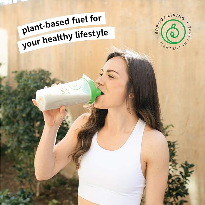 Sprout Living Simple Sunflower Seed Protein Powder, 15 Grams Organic Plant Based Protein Powder