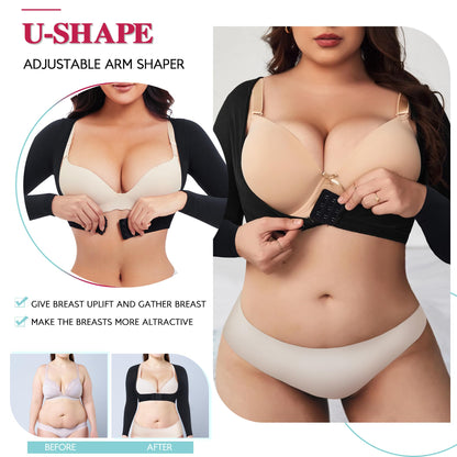 LODAY Upper Arm Shaper for Women Faja Post Surgery Slimming Compression Sleeves Shapewear Tops