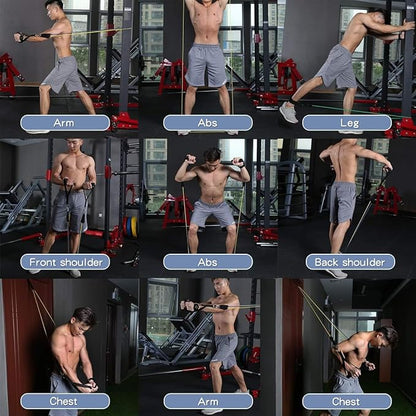 WHATAFIT Resistance Bands, Exercise Bands，Resistance Bands for Working Out, Work Out Bands with