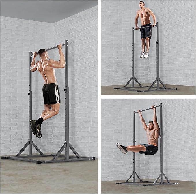 SELEWARE Adjustable Pull Up Station, Multifunction Pull Up Bar, Fully Welded, 500 lbs Capacity