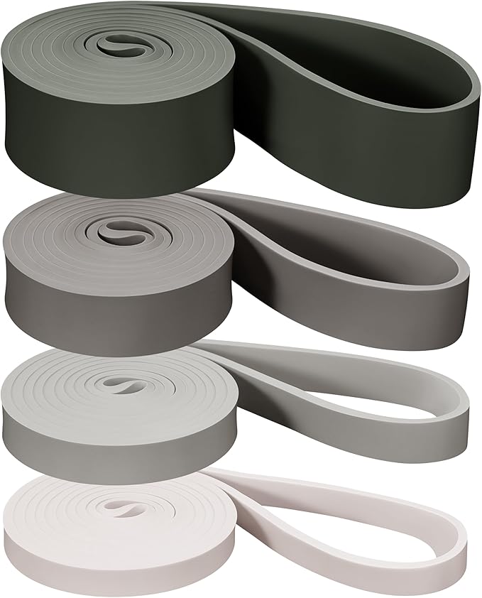 Retrospec Lift Resistance Pull Up Assistance Band Set for Working Out, Home Fitness, Toning