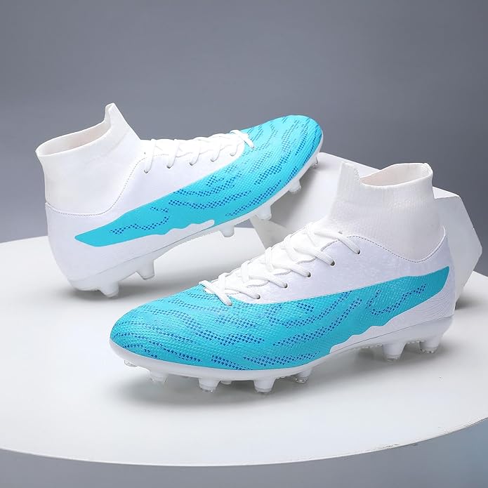 Soccer Cleats for Mens Womens Football Shoes Turf Soccer Shoes Indoor/Outdoor High-top Football
