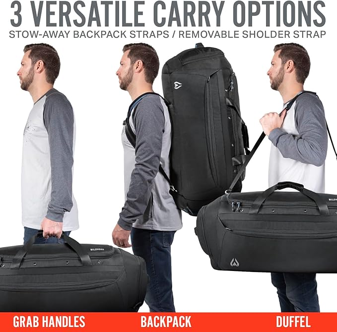 Wildhorn Big Mesa 90L MTB Gear Bag - Lightweight & Waterproof Duffel, Mountain Bike Duffle Bag