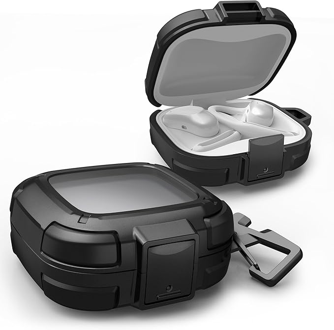 Dexnor for SHOKZ OpenFit Air Case with Drop-Proof Lock, Shockproof Rugged Bumper Cases Protective
