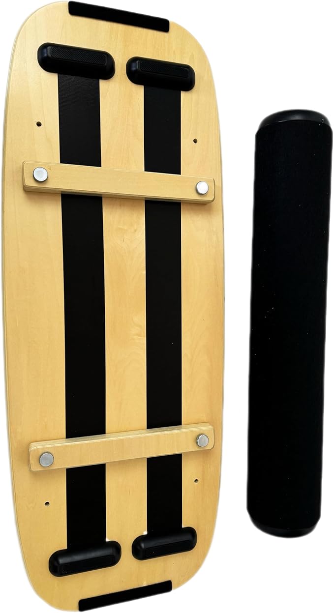 Balance Board Surf Trainer with Adjustable Stoppers - 2 Different Distance Options Balance Board