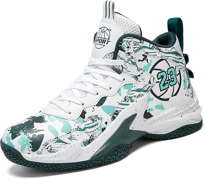 Boys Basketball Shoes Breathable Indoor Athletic Shoes Youth Outdoor Fashion Sneakers Comfortable