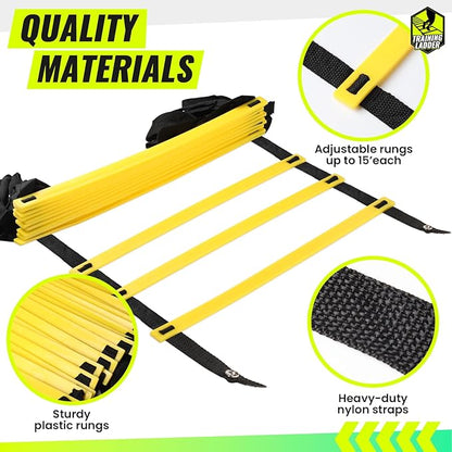 Teenitor Agility Ladder Speed Ladder Training Ladder for Soccer, Speed, Football Fitness Feet