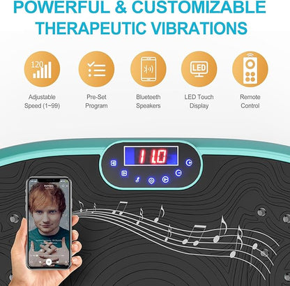 AXV Vibration Plate Exercise Machine Whole Body Workout Power Vibrate Fitness Platform Vibrating