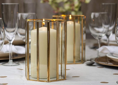 BOLSIUS 6 Ivory Pillar Candles Bulk - 3x6 Inches Candle Set - 70+ Hours Clean Burning - No Palm Oil