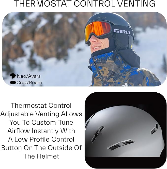 Giro Neo Ski Helmet - Snowboard Helmet for Men, Women & Youth