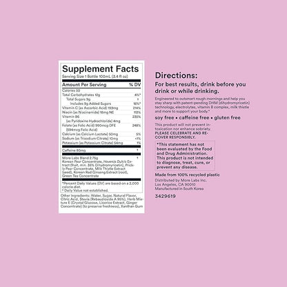 Morning Recovery, Electrolyte with Energy, Milk Thistle Drink Proprietary Formulation to Hydrate