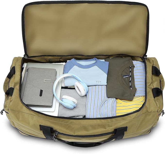 Laripwit Collapsible Duffle Bag with Wheels 130-170L Extra Large Expandable Travel Duffel Bag for