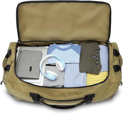 Laripwit Collapsible Duffle Bag with Wheels 130-170L Extra Large Expandable Travel Duffel Bag for