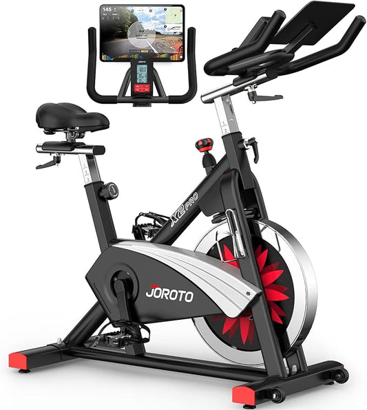 JOROTO X2|X2PRO Exercise Bike, X4S Bluetooth Stationary Indoor Cycling Bike with Readable 100