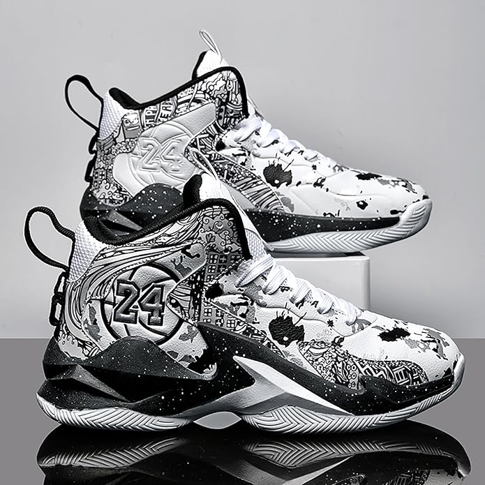 Boys Basketball Shoes Breathable Indoor Athletic Shoes Youth Outdoor Fashion Sneakers Comfortable