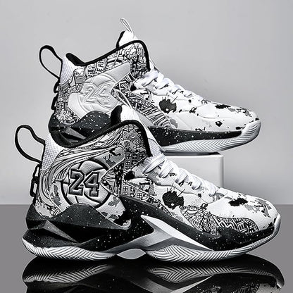 Boys Basketball Shoes Breathable Indoor Athletic Shoes Youth Outdoor Fashion Sneakers Comfortable