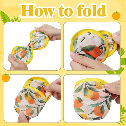 Mototo Foldable Flying Disc Fans, 30PCS Foldable Disc Fan 8 Inch Pop up Round Collapsible Hand Fan