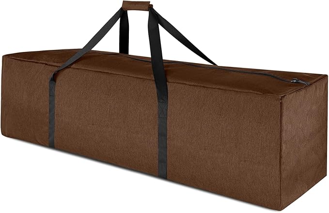 TOPDesign 46 Inch Extra Large Zippered Duffel Bag for Travel Camping Sports Equipment Storage