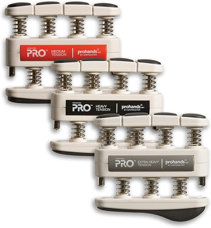 PRO Hand Exerciser, Finger Exerciser (Hand Grip Strengthener), Spring-Loaded, Finger-Piston System