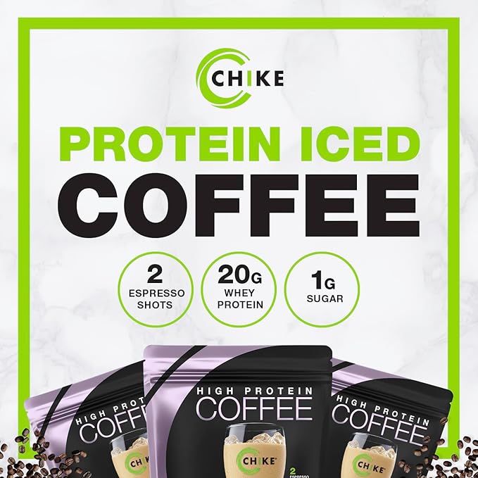 Chike Sweet Cream High Protein Iced Coffee, 20 G Protein, 2 Shots Espresso, 2 G Sugar, Keto