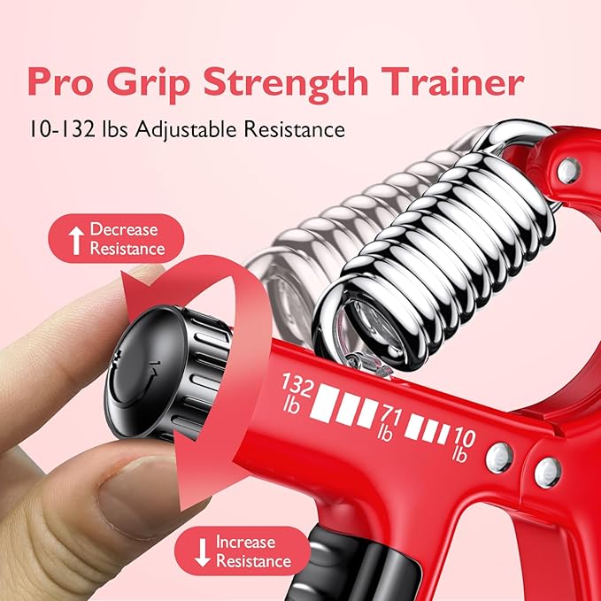 FitBeast Grip Strengthener Forearm Strengthener, Adjustable Hand Grip Strengthener for Strength