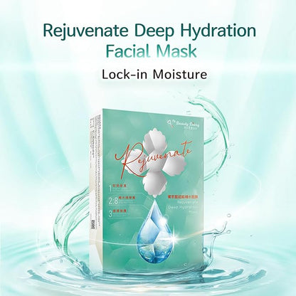 My Beauty Diary Rejuvenate Deep Hydration Mask, Moisturizing and Nourishing Facial Mask, Improve