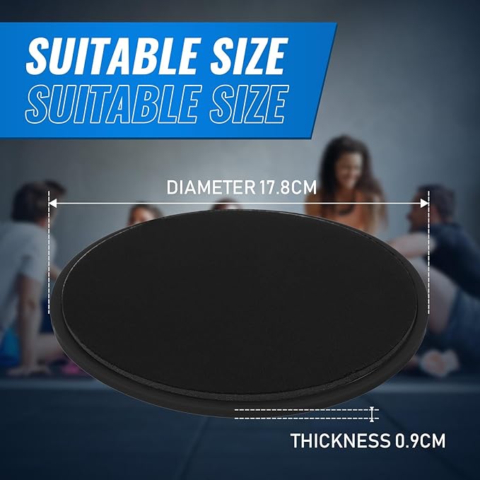 Wettarn 24 Pcs Core Sliders for Working Out Abdominal Exercise Gliding Discs Dual Sided Workout