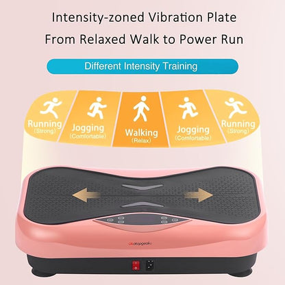 Whole Body Vibration Plate Exercise Machine ??Power Vibrating Plate for Lymphatic Drainage Weight