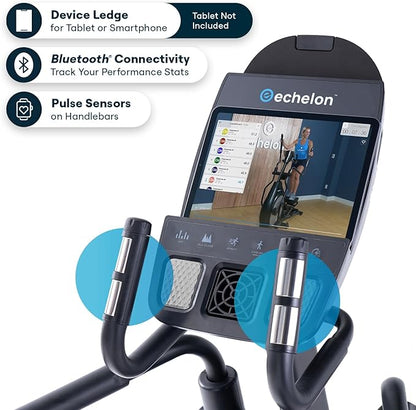 Echelon Ellipse Series – Light Commercial-Grade Ellipticals for Full-Body, Low-Impact Cardio with