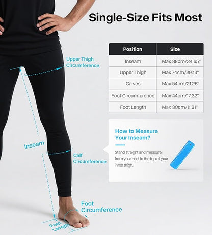 ALLJOY Pro-Grade Leg Massager Recovery Boots, Leg Compression Massager for Circulation and Pain