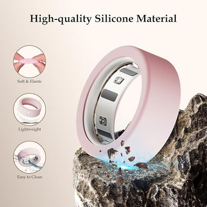15 Pack Cover Compatible with Oura Ring Gen 4/Gen 3 Horizon/Gen 3 Heritage, Anti-Scratch Silicone