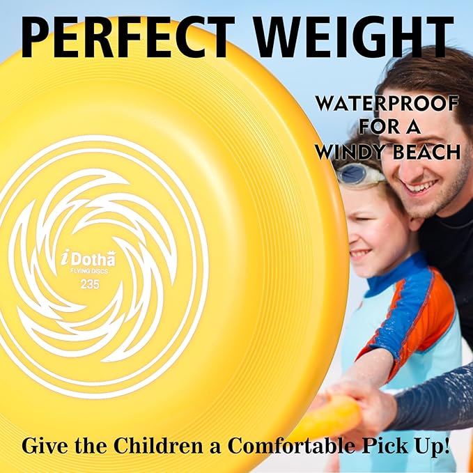 Sports Flying Disc - Compeition Flying Discs for Beach, Backyard, Lawn, Park, Camping and More