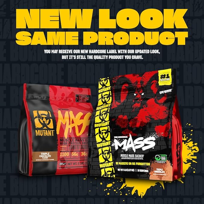 Mutant Mass | Weight Mass Gainer Protein Powder - high Calorie Protein Powder for Muscular Mass