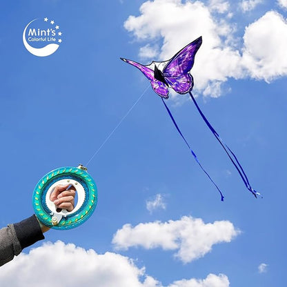 Mint's Colorful Life Butterfly Kite for Kids & Adults Easy to Fly, Large Single Line Kites with