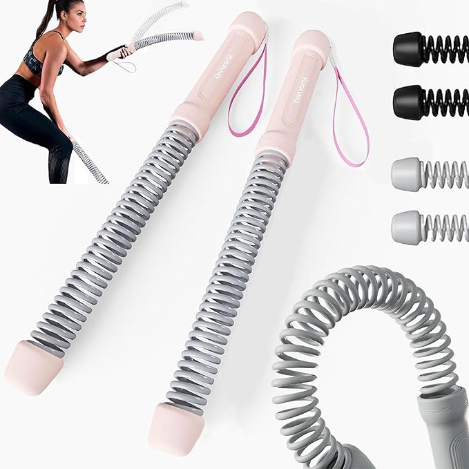Ropeless Battle Ropes for Home Gym-Cordless Training Rope Fitness Equipment for Men &