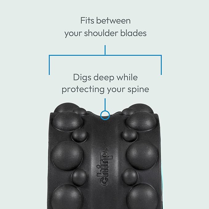 Chirp Wheel XR Knot Kneader - Firm Massage Roller, Shiatsu Thumb Massage, Muscle Release Tool for