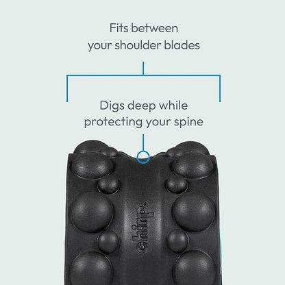 Chirp Wheel XR Knot Kneader - Firm Massage Roller, Shiatsu Thumb Massage, Muscle Release Tool for