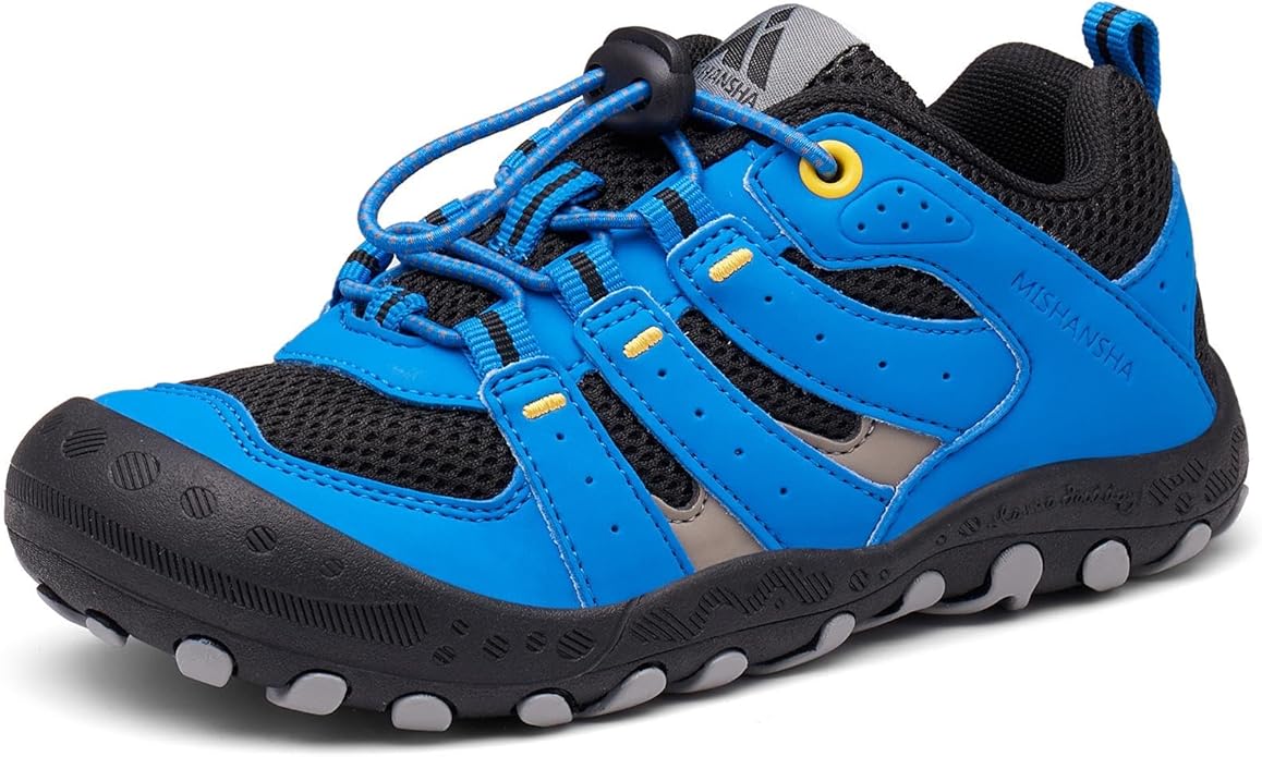 Mishansha Kids Hiking Boots Toddler Girls Boys Hiking Shoes Water-Resistant Anti-Collision Non-Slip