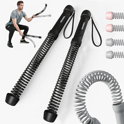 Ropeless Battle Ropes for Home Gym-Cordless Training Rope Fitness Equipment for Men &