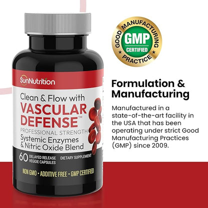 Nattokinase Supplement Nitric Oxide Capsules Beet Root Extract High Potency Lumbrokinase &