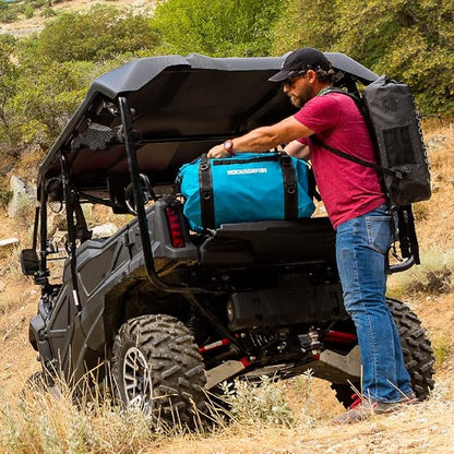 Waterproof Duffle Bag for Travel and Camping with Roll-Top Closure, Durable, All-Weather, and