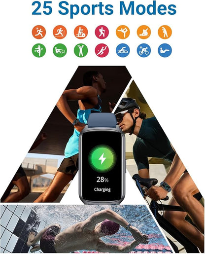 Health Fitness Tracker with 24/7 Heart Rate, Blood Oxygen, Blood Pressure, Sleep Tracker, 5ATM