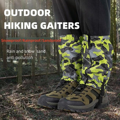 Leg Gaiters, Waterproof,Lightweight and Adjustable, Snow Boot Gaiters, for Men and Women Hiking