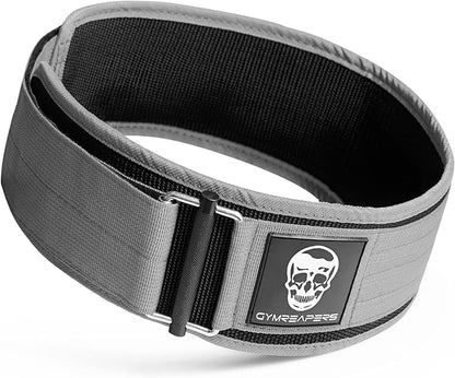 Gymreapers Quick Locking Weight Lifting Belt for Men Gym Belt for Powerlifting Deadlift Belt with 4