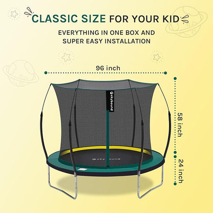 SkyBound 14 FT 12 FT 10FT 8FT 6FT Springless Trampoline for Kids and Adults - Recreational