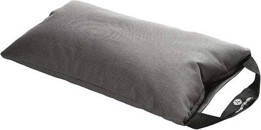 Hugger Mugger 10lb Yoga Sandbag - Adds Weight to Your Poses, Zipper Cover, Sturdy Handle, Silica