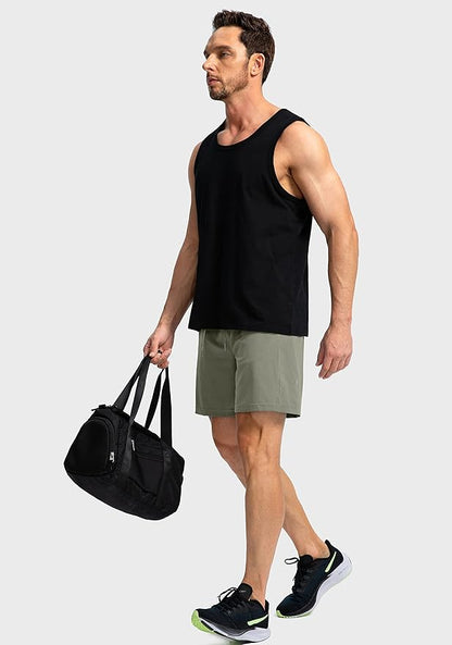 Men's Running Shorts with Zipper Pockets 9 Inch/ 7 Inch / 5 Inch Lightweight Quick Dry Gym Workout